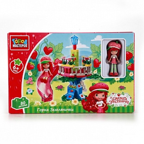 Конструктор – Горка Землянички, 80 деталей (Город Мастеров, BB-1506-Rsim)